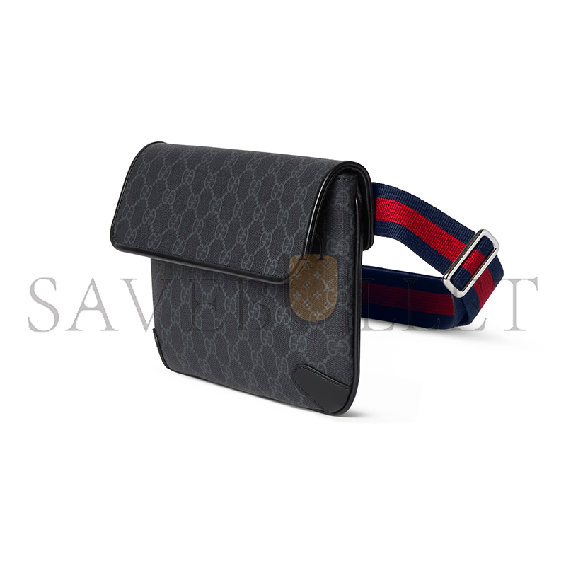 G*u*i gg black small belt bag 792091 (24*16.5*6cm)
